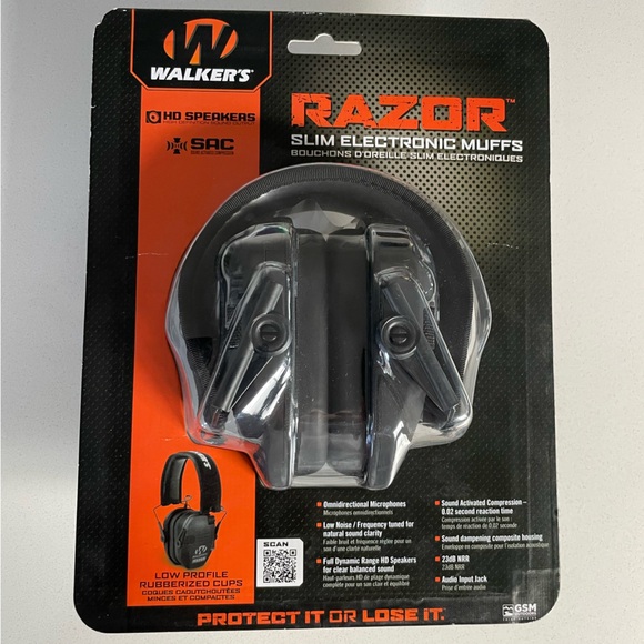 Walkers Razor Slim Electronic Muffs - Picture 7 of 8
